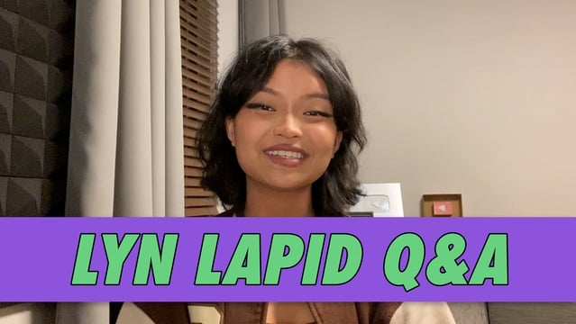 Lyn Lapid Q&A