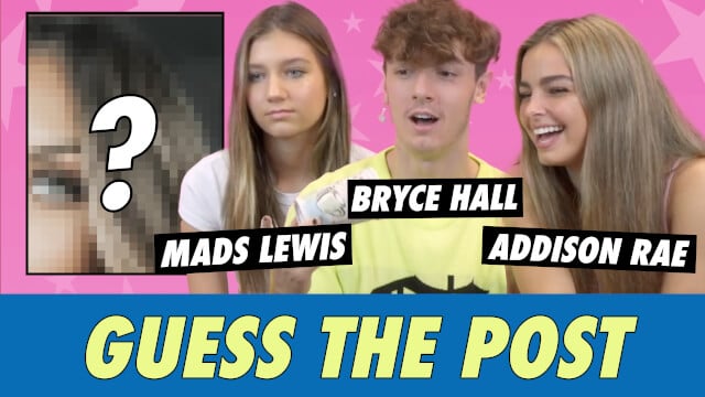Mads Lewis, Bryce Hall and Addison Easterling - Guess The Post