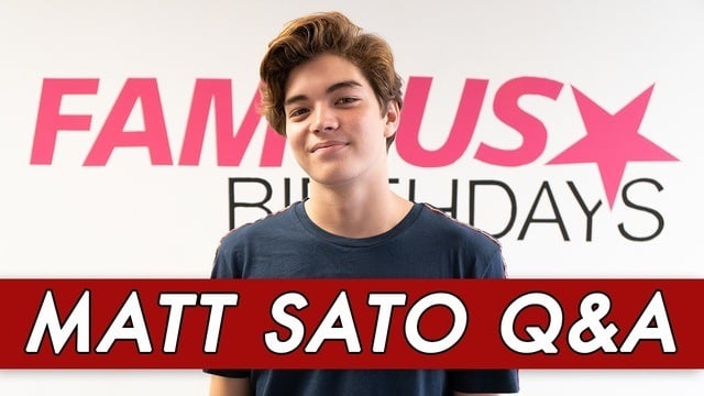 Matt Sato Q&A