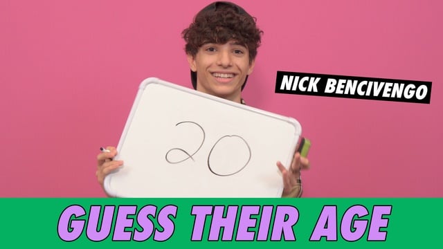 Nick Bencivengo - Guess Their Age