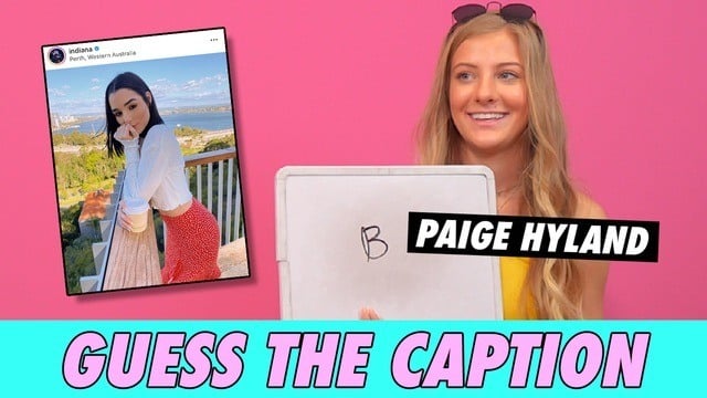 Paige Hyland - Guess The Caption