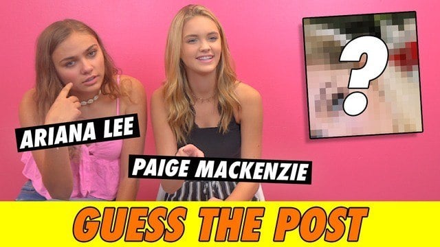 Paige Mackenzie & Ariana Lee Bonfiglio - Guess The Post
