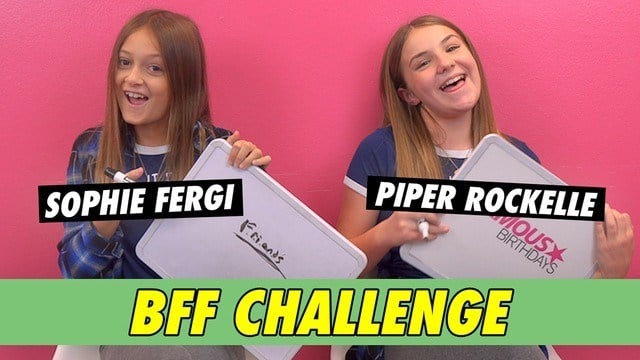 Piper Rockelle vs. Sophie Fergi - BFF Challenge