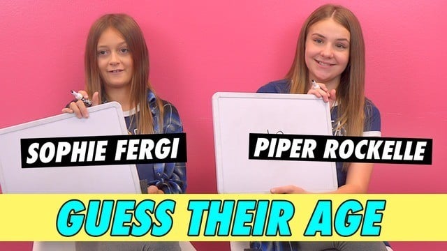 Piper Rockelle vs. Sophie Fergi - Guess Their Age