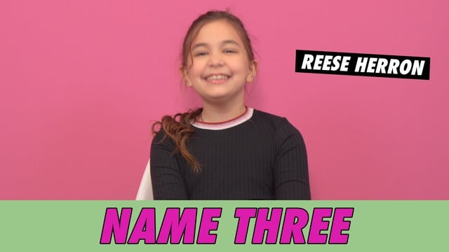Reese Herron - Name 3