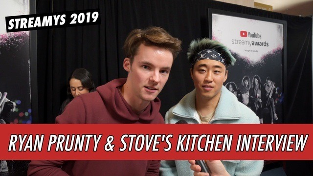 Ryan Prunty & Stove's Kitchen Interview - Streamys 2019