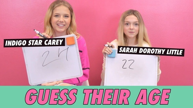 Sarah Dorothy Little vs. Indigo Star Carey - Guess Their Age