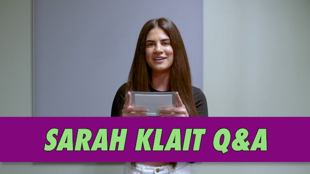 Sarah Klait Q&A