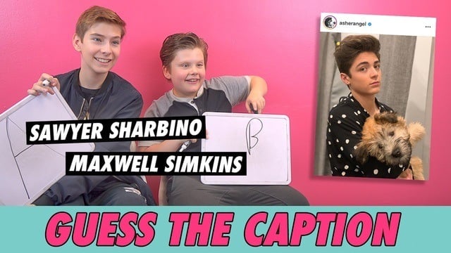 Sawyer Sharbino & Maxwell Simkins - Guess The Caption