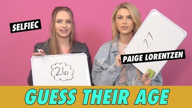 SelfieC vs. Paige Lorentzen - Guess Their Age
