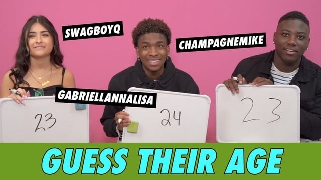 SwagBoyQ, Gabriellannalisa & ChampagneMike - Guess Their Age