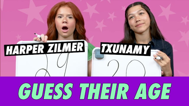 Txunamy vs. Harper Zilmer - Guess Their Age