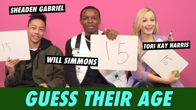 Will Simmons, Sheaden Gabriel & Tori Kay Harris - Guess Their Age