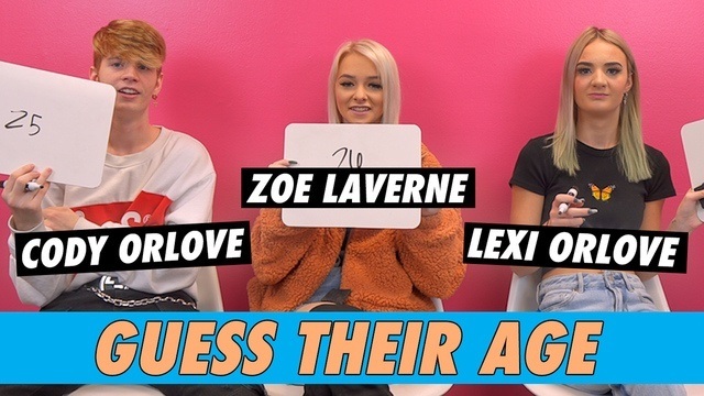 Zoe LaVerne, Cody Orlove & Lexi Orlove - Guess Their Age