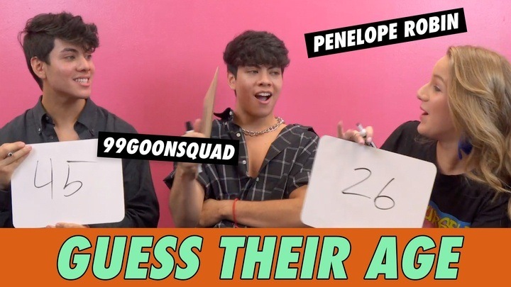 99Goonsquad & Penelope Robin - Guess Their Age | Famous Birthdays