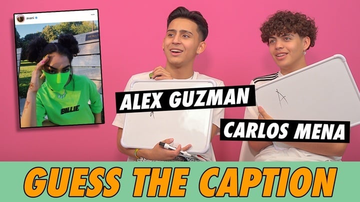 Alex Guzman vs. Carlos Mena - Guess The Caption | Famous Birthdays