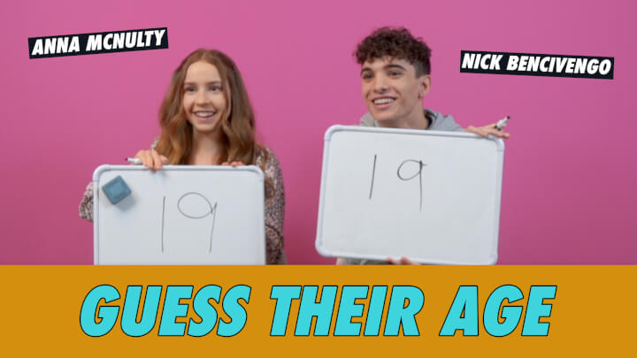 Anna McNulty vs. Nick Bencivengo - Guess Their Age | Famous Birthdays
