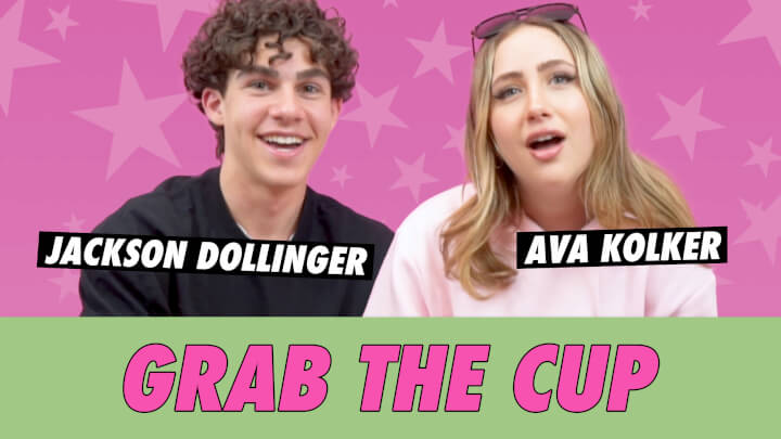 Ava Kolker vs. Jackson Dollinger - Grab The Cup | Famous Birthdays