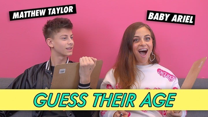 Baby Ariel vs. Matthew Taylor - Guess Their Age | Famous Birthdays