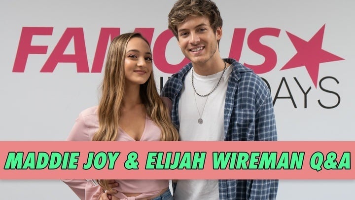 Maddie Joy & Elijah Wireman Q&A | Famous Birthdays