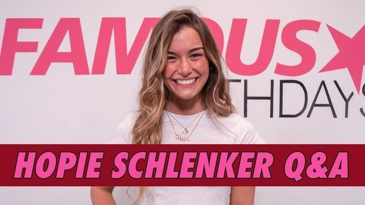 Hopie Schlenker Q&A | Famous Birthdays