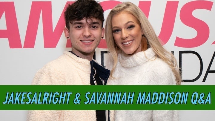 JakesAlright & Savannah Maddison Q&A | Famous Birthdays
