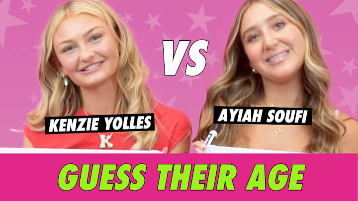 Kenzie Yolles vs. Ayiah Soufi - Guess Their Age | Famous Birthdays