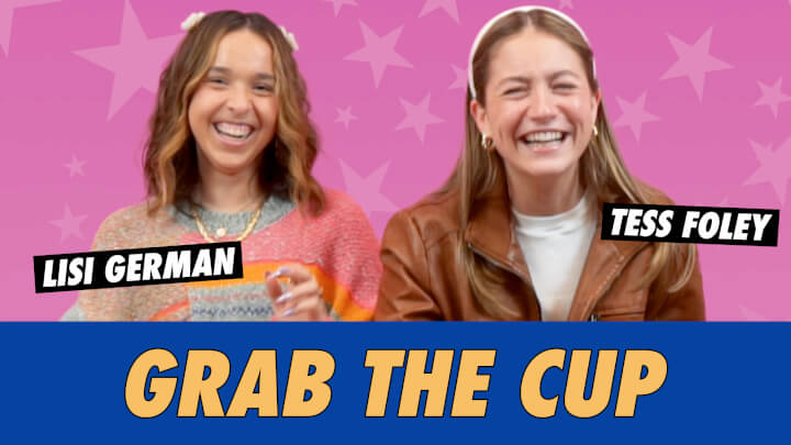 Lisi German vs. Tess Foley - Grab The Cup | Famous Birthdays