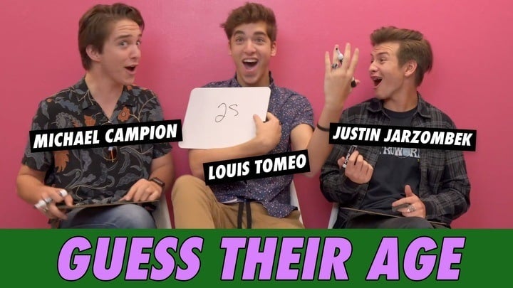 Michael Campion, Justin Jarzombek & Louis Tomeo - Guess Their Age