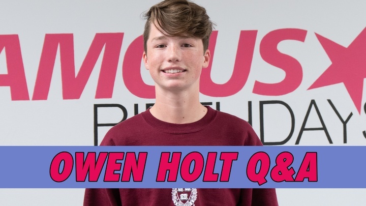 Owen Holt Q&A | Famous Birthdays
