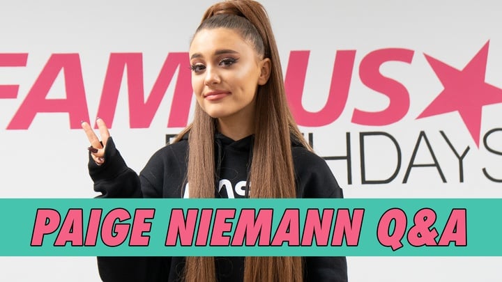 Paige Niemann Q&A (2019) | Famous Birthdays