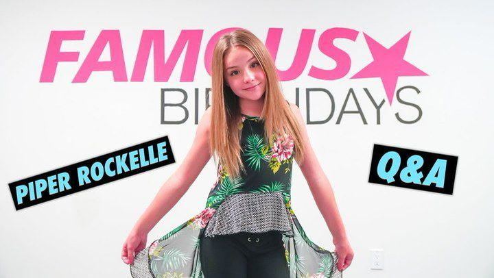 Piper Rockelle Q&A | Famous Birthdays
