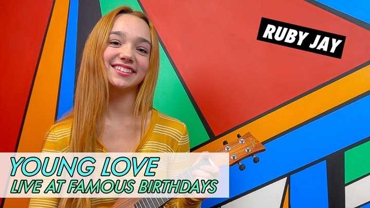 Ruby Jay || Young Love - Live At Famous Birthdays | Famous Birthdays