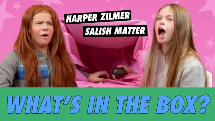 Salish Matter vs. Harper Zilmer - What’s In The Box? | Famous Birthdays