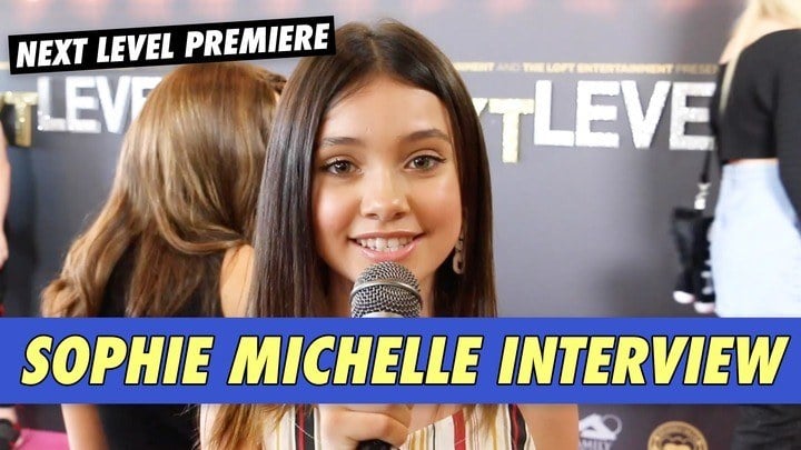 Sophie Michelle Interview - Next Level Premiere | Famous Birthdays